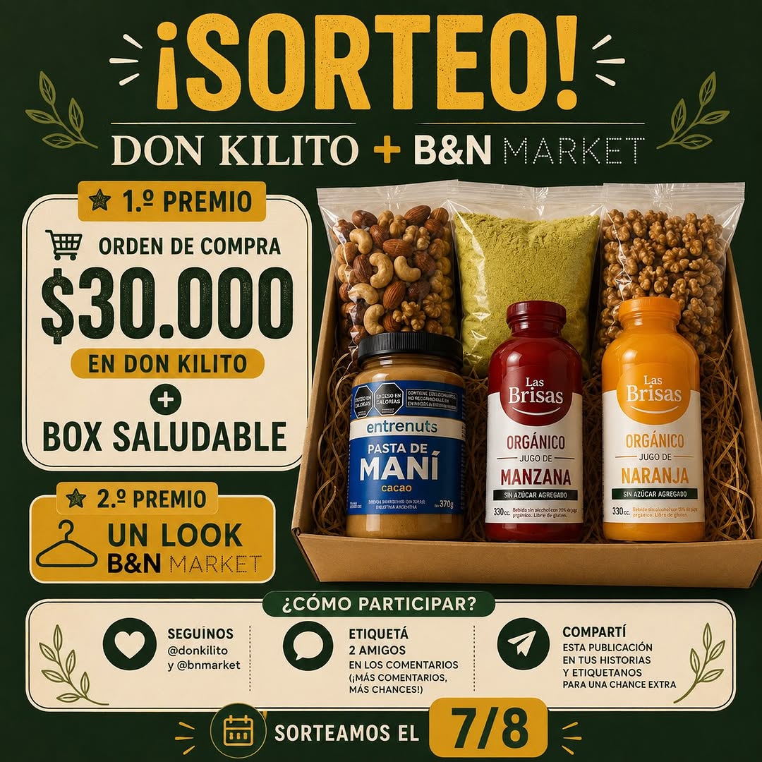 Imagen de 🎉 ¡LLEGÓ EL SORTEO! 🎉

Junto a @blancoynegromarket  