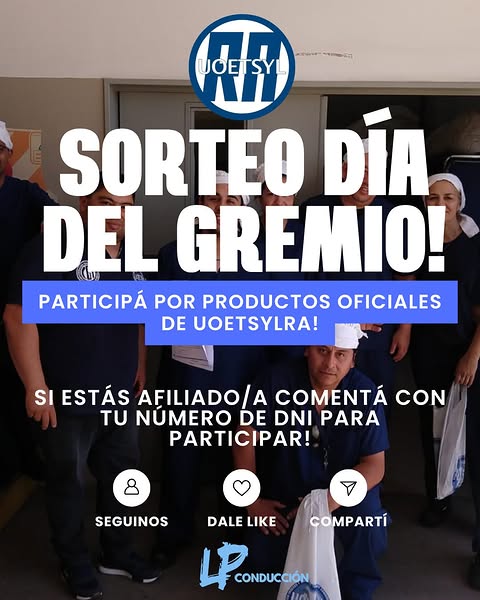 Imagen de 💙🎉 ¡SORTEO ESPECIAL POR EL DÍA DEL GREMIO! 🎉💙

