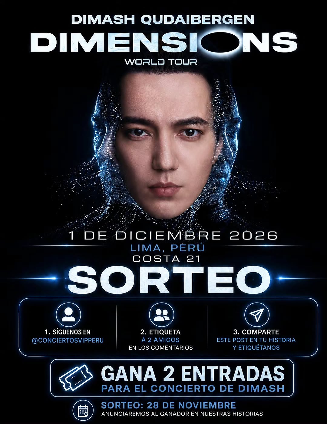 Imagen de 🎶✨ ¡TE LLEVAMOS A VER A DIMASH QUDAIBERGEN!

Participa