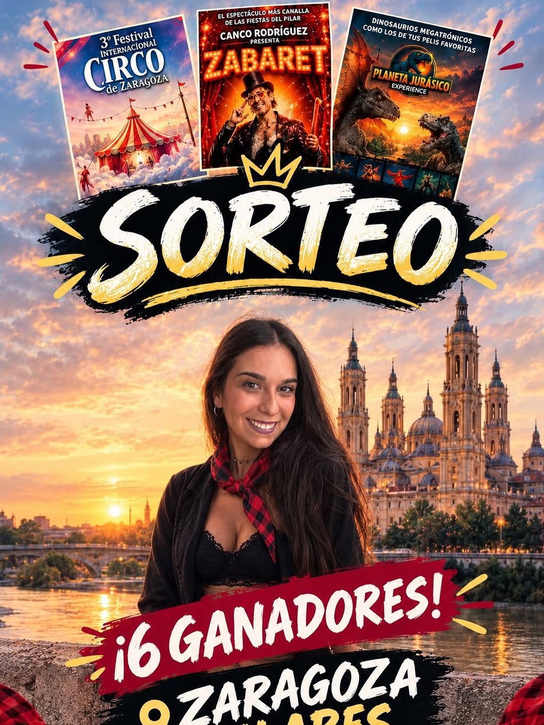 Imagen de 🚨 SORTEO 6 ENTRADAS DOBLES @zaragozacircusfestival 🚨 
