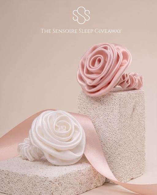 Imagen de Gana uno de los 10 coleteros Rose Bloom de seda de morera