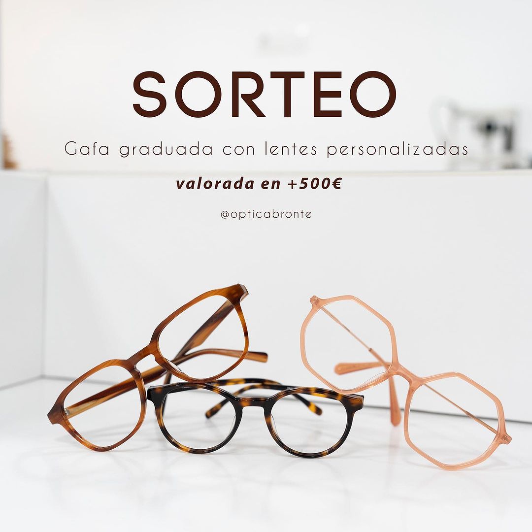 Imagen de ¡SORTEO!
¡Gafa graduada con lentes personalizadas valorad