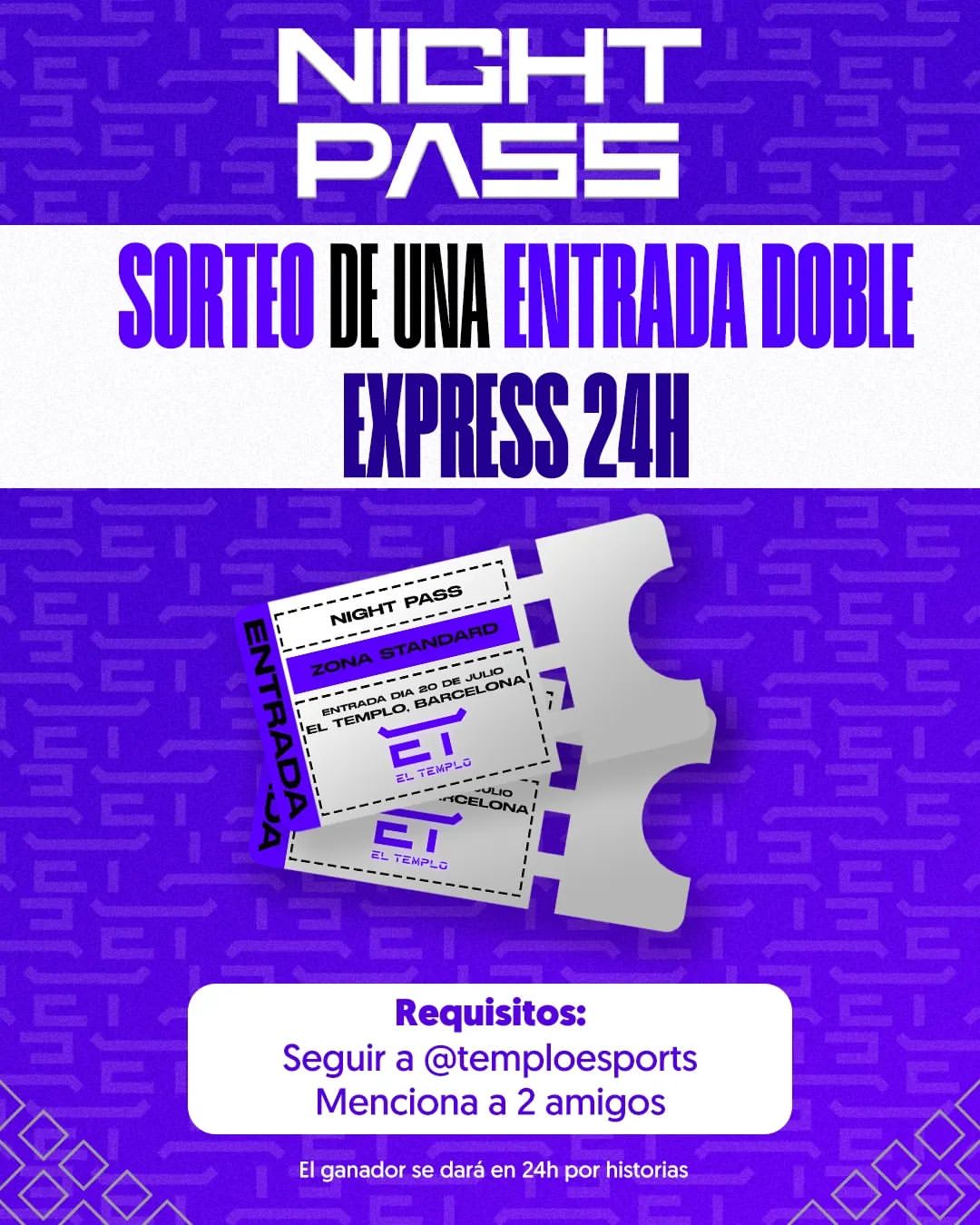 Imagen de 🎟️ ¿Quieres una entrada doble del Night Pass?
Os trae