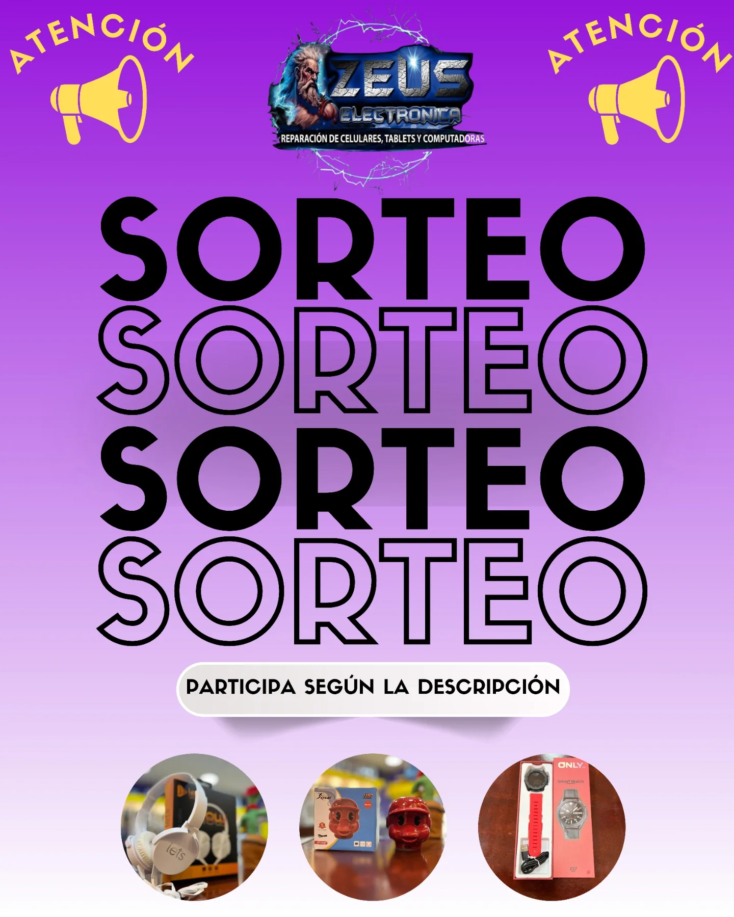 Imagen de 🎉 ¡SORTEO ACTIVO! 🎉
¿Querés ganarte alguno de estos