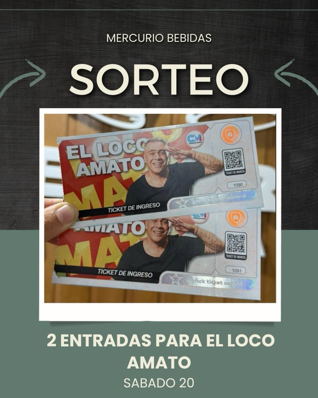 Imagen de MERCURIO te invita a ver al LOCO AMATO! 🕺🏽
Para partic