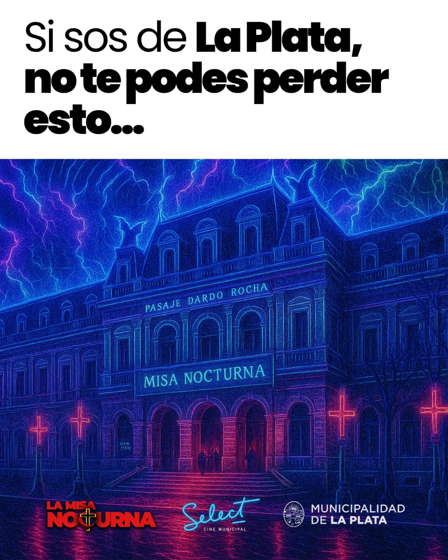 Imagen de ¡ESTA MISA NOCTURNA ES DE CINE PLATENSE! 🇦🇷
Si