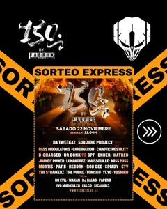 Imagen de 🔥 SORTEO EXPRESS — 150 BY FABRIK 🔥

Este sábado se 