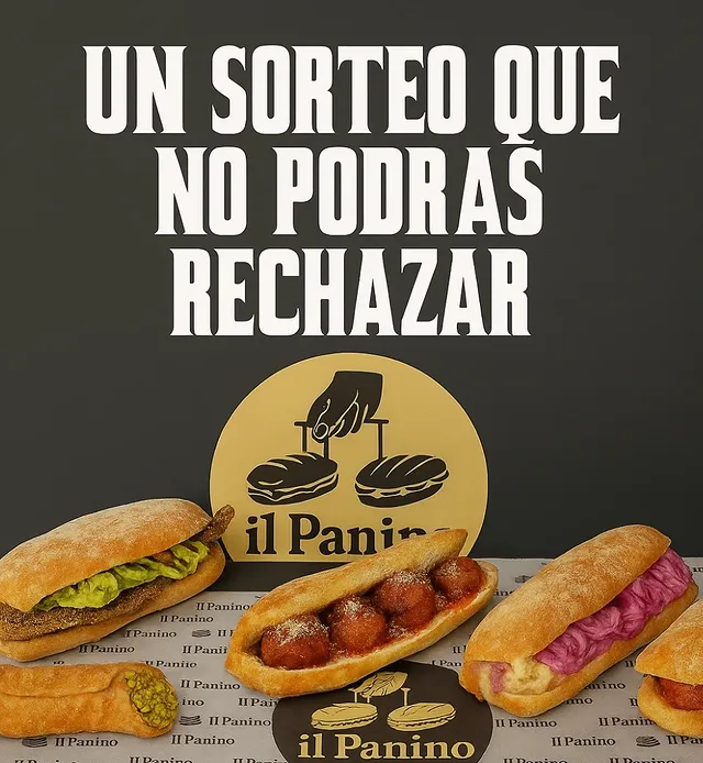 Imagen de 🎉 ¡SORTEO IL PANINO! 🎉
Sorteamos 10 paninos (¡sí, D