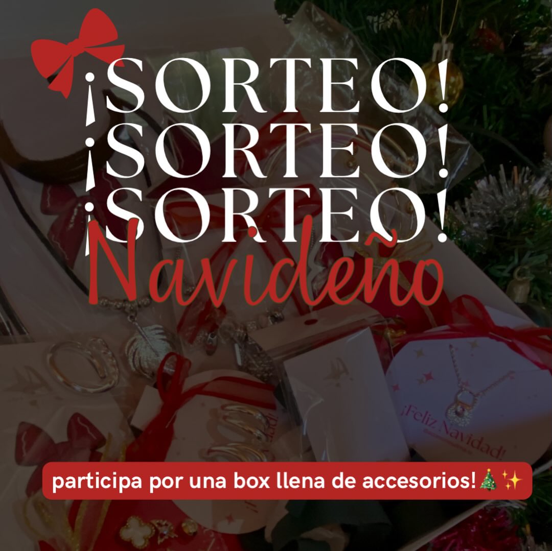 Imagen de ¡SUPER SORTEO NAVIDEÑO EN ALMA ACCESORIOS!✨

ideal para 