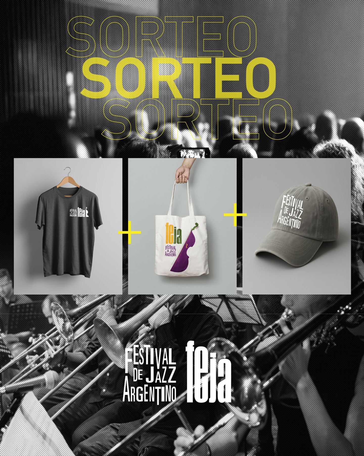 Imagen de 🎷 SORTEO FEJA 🎷
Sorteamos 3 combos completos de merch