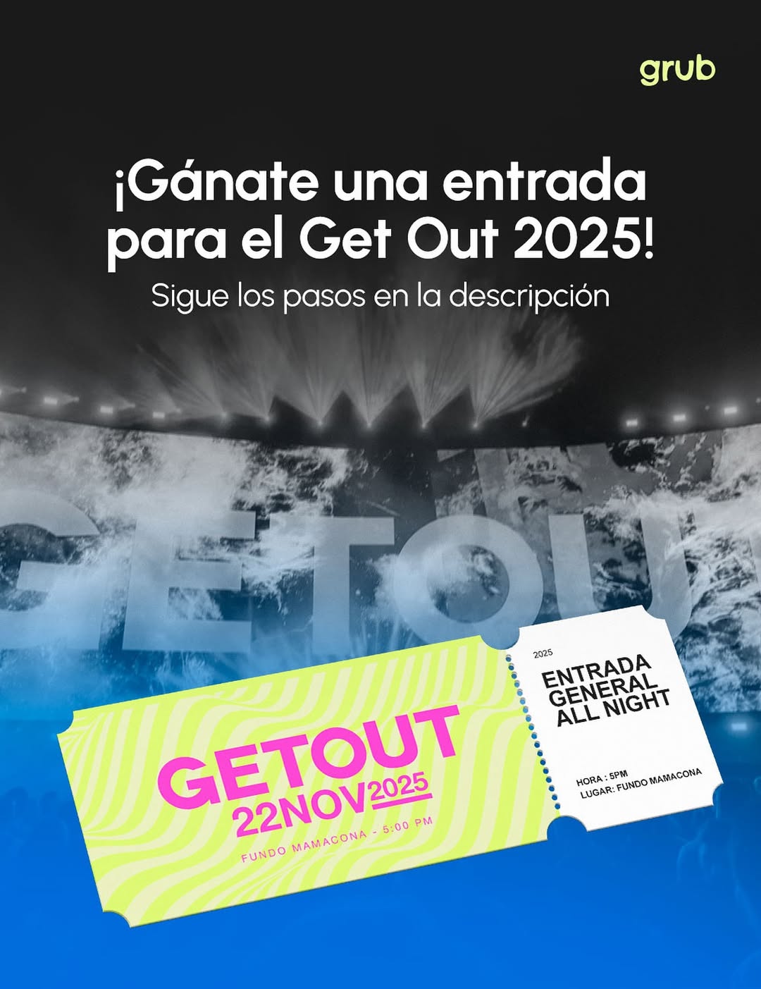 Imagen de Sorteamos una entrada para Get Out 2025 🎉 

Estos son los