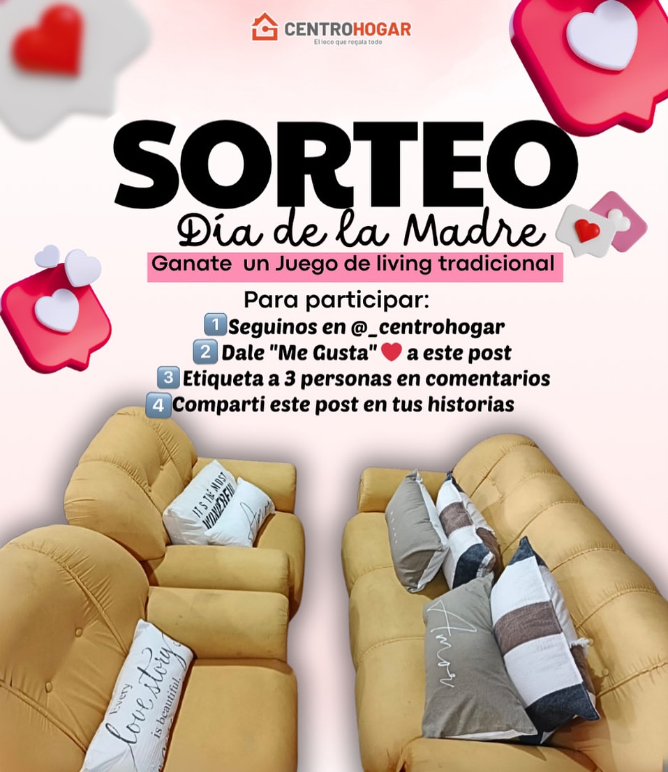 Imagen de 🛋️✨ ¡SORTEO Día de la Madre! ✨💐
Porque mamá s