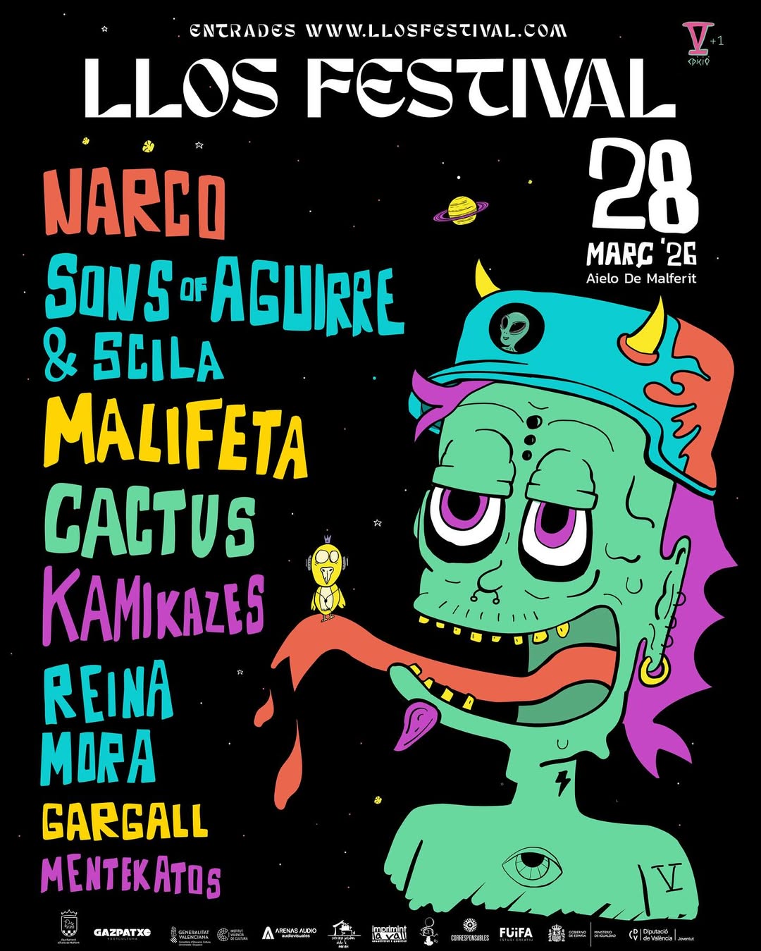 Imagen de CARTELL + SORTEIG 🔥 

El LLOSFESTIVAL 2026 arriba més fo