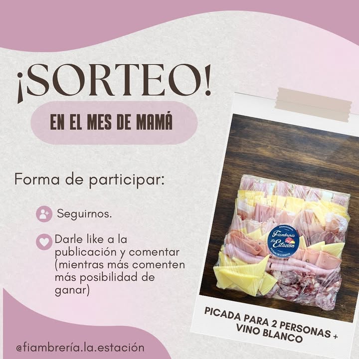 Imagen de ¡SORTEO EN EL MES DE MAMÁ!
Queremos celebrar a mamá con