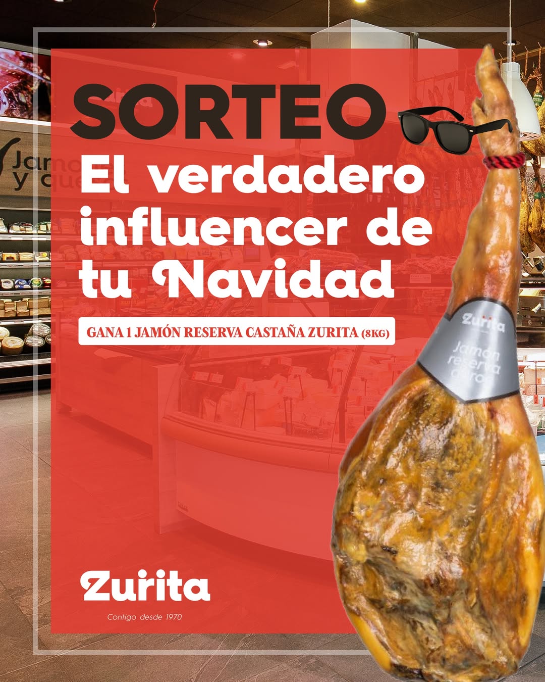 Imagen de 🎁 ¡Sorteo de 1 JAMÓN Reserva Castaña Zurita! 🎁