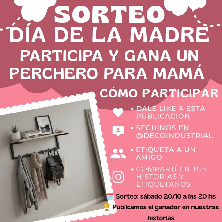 Imagen de 💝 ¡SORTEO DÍA DE LA MADRE! 💝
Festejamos con estilo