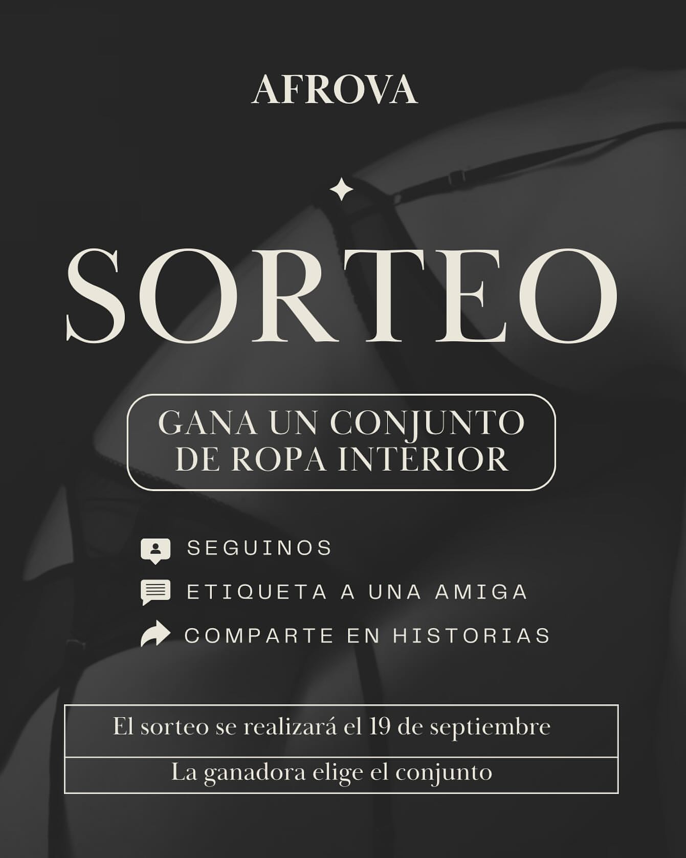 Imagen de ✨ ¡SORTEO TIME! ✨
¿Querés estrenar un conjunto de Afr