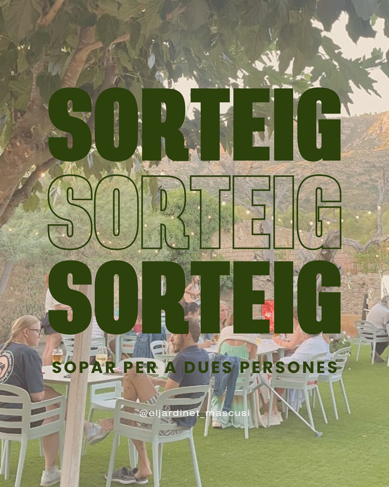 Imagen de 🎁 SUUUPER SORTEIG – Sopar per a dues persones🥰
Aque