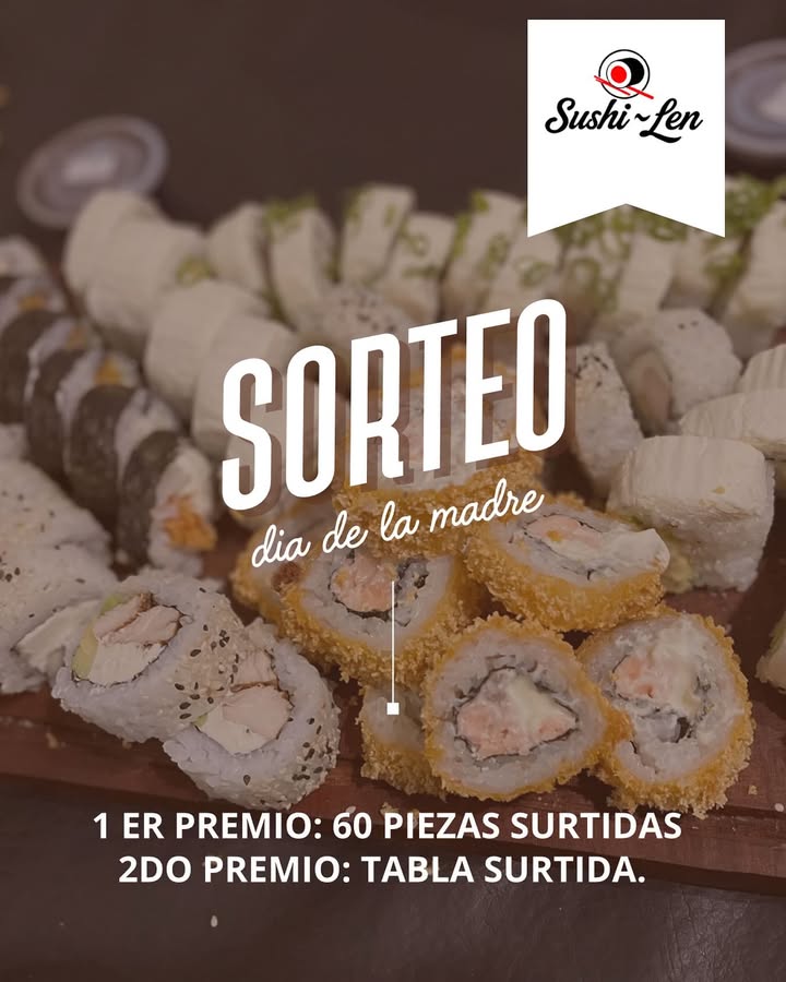 Imagen de 🍱 ¡Súper Sorteo Día de la Madre de Sushi-Len 🌸
⚠