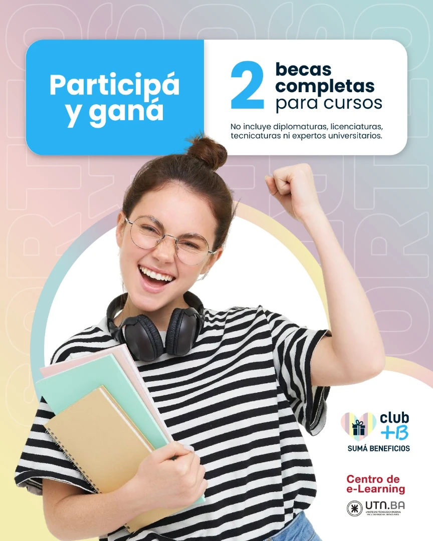 Imagen de ¡SORTEO!📣📣
Ganá 1 de las 2 becas completas para est