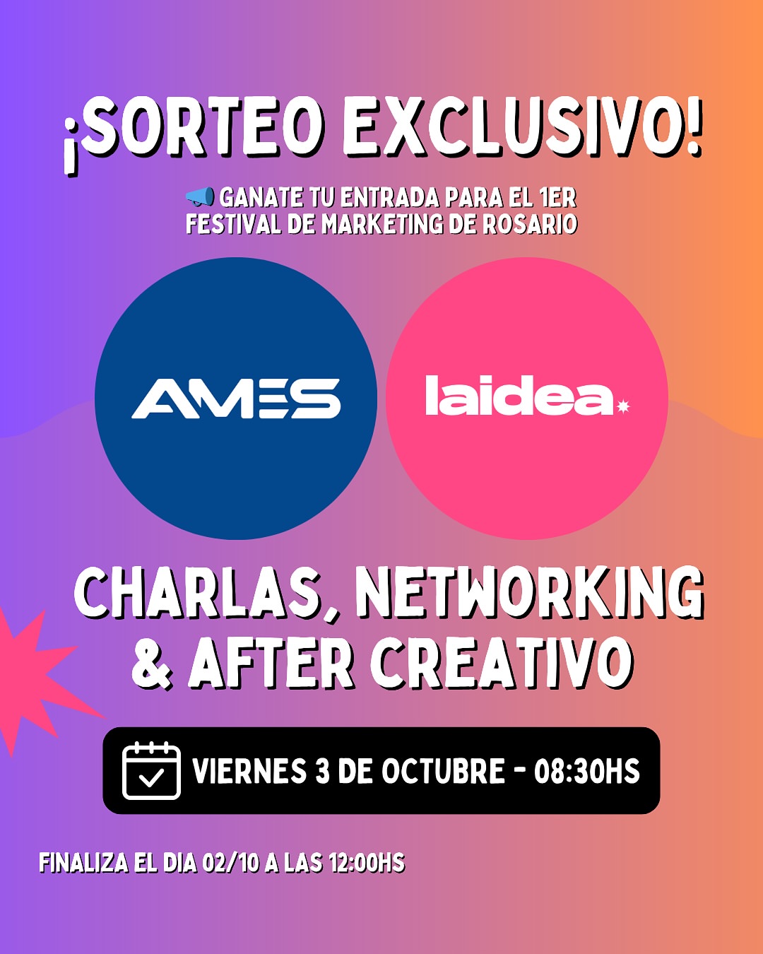 Imagen de ✨ ¡SORTEAMOS 1 ENTRADA! ✨
Participá del 1er festival d