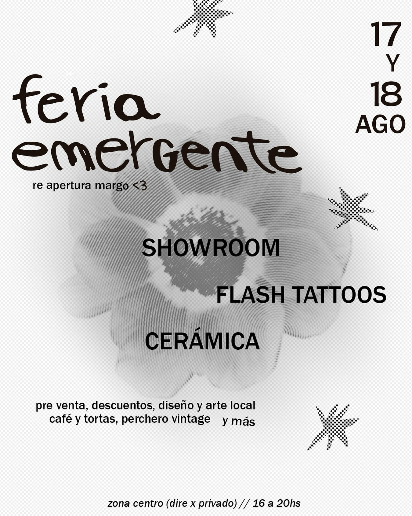 Imagen de RE APERTURA MARGO 🧷 + SORTEO!
REPROGRAMADO AL: 16 y 17 D