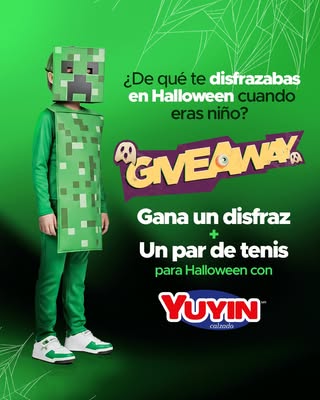 Imagen de ¡Gana un disfraz de Halloween + unos tenis Yuyin para tu hi