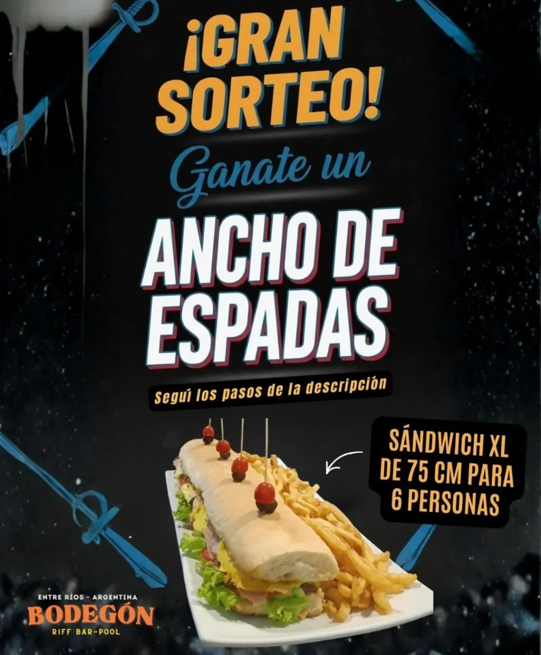 Imagen de ¡Participá del sorteo y ganate un Ancho de espadas para