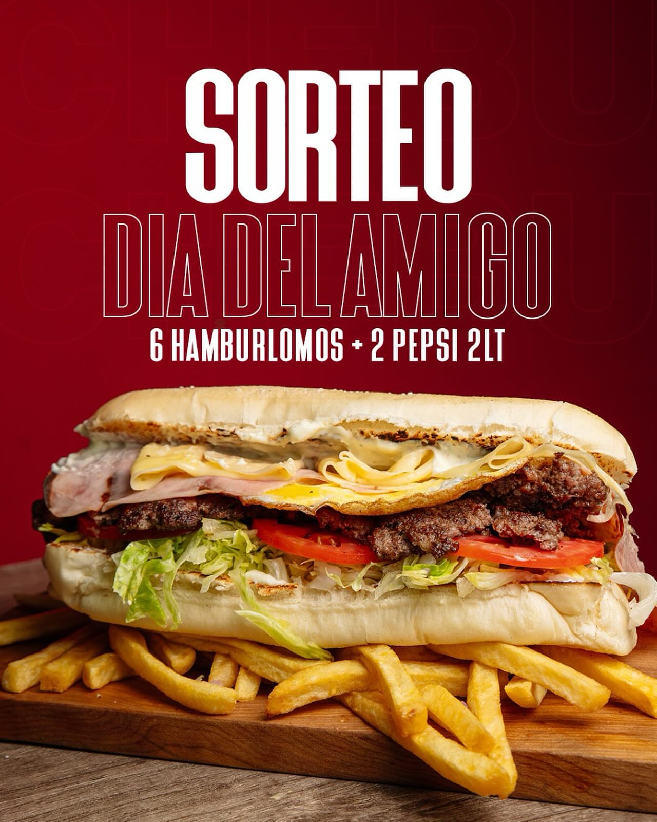 Imagen de Sorteo día del amigo 🫶🏽
🎁Sorteamos 6 hamburlomos