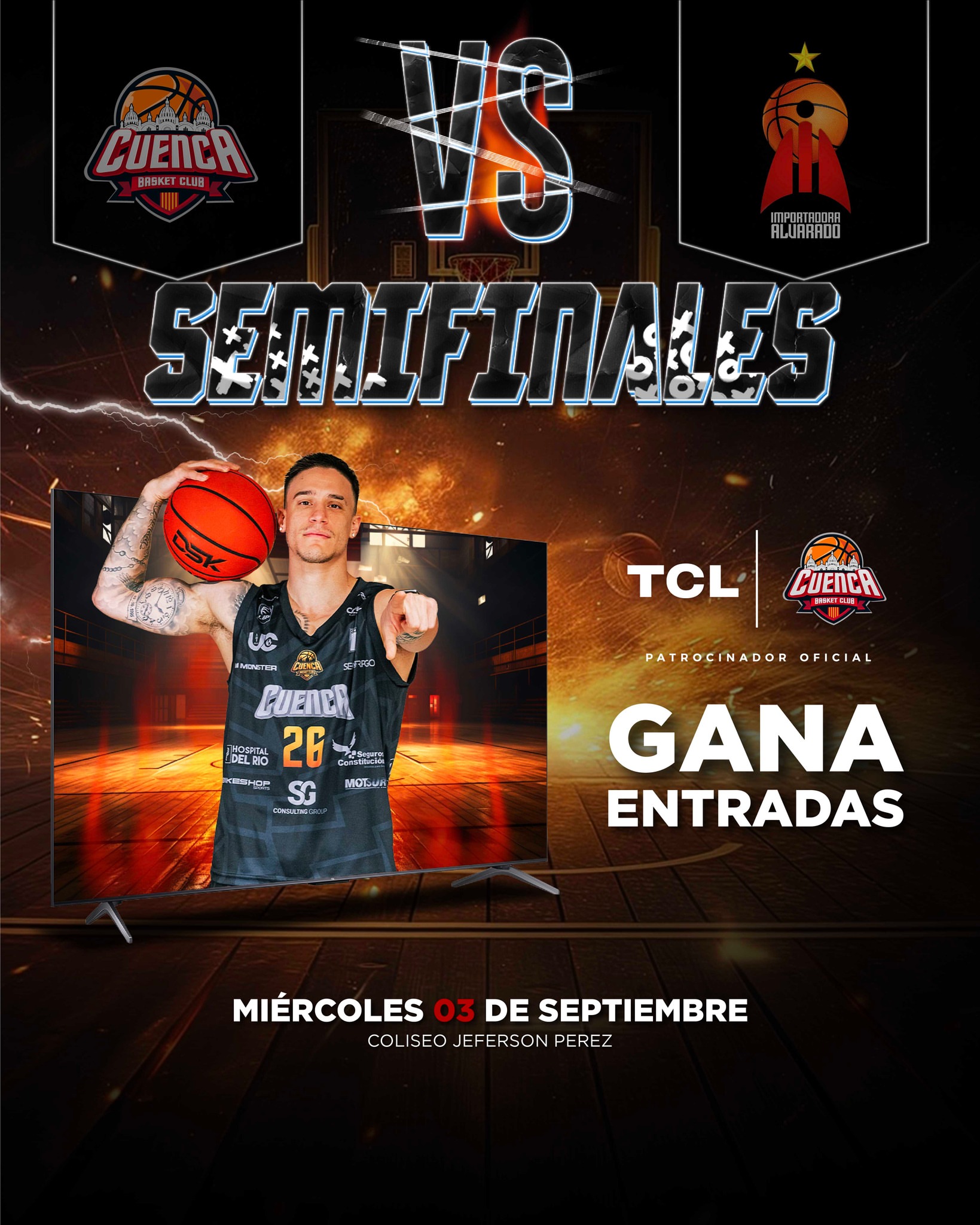 Imagen de 🎟️ Vive la emoción del basket profesional junto a @cue