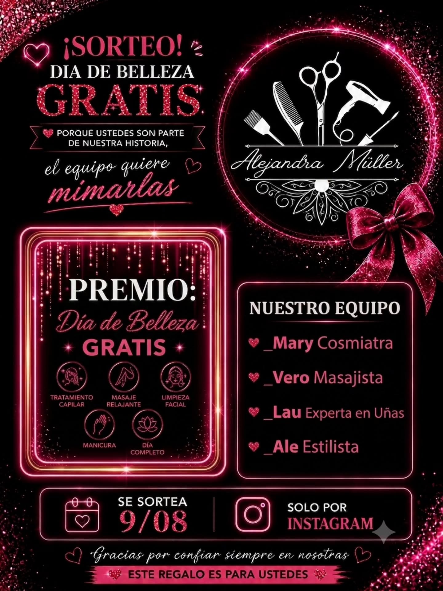 Imagen de 🎉 ¡SORTEO DÍA DE BELLEZA! 💖
Para agradecerles por a