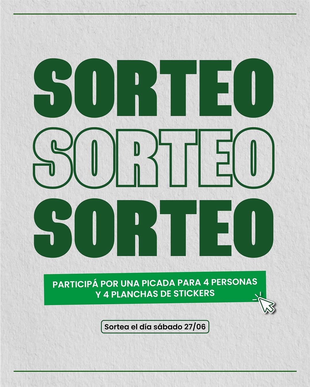 Imagen de SUPER SORTEO
Se viene otro partido de la selección y querem