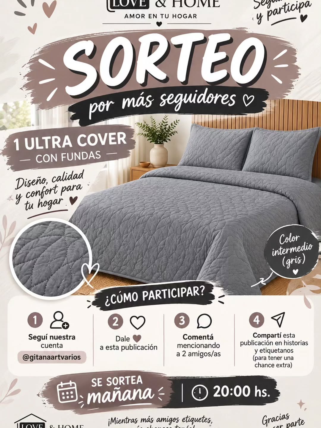 Imagen de 🌞SORTEO GITANA 21/09🌞🌼🌻
💥Premio: 1 Ultra Cove