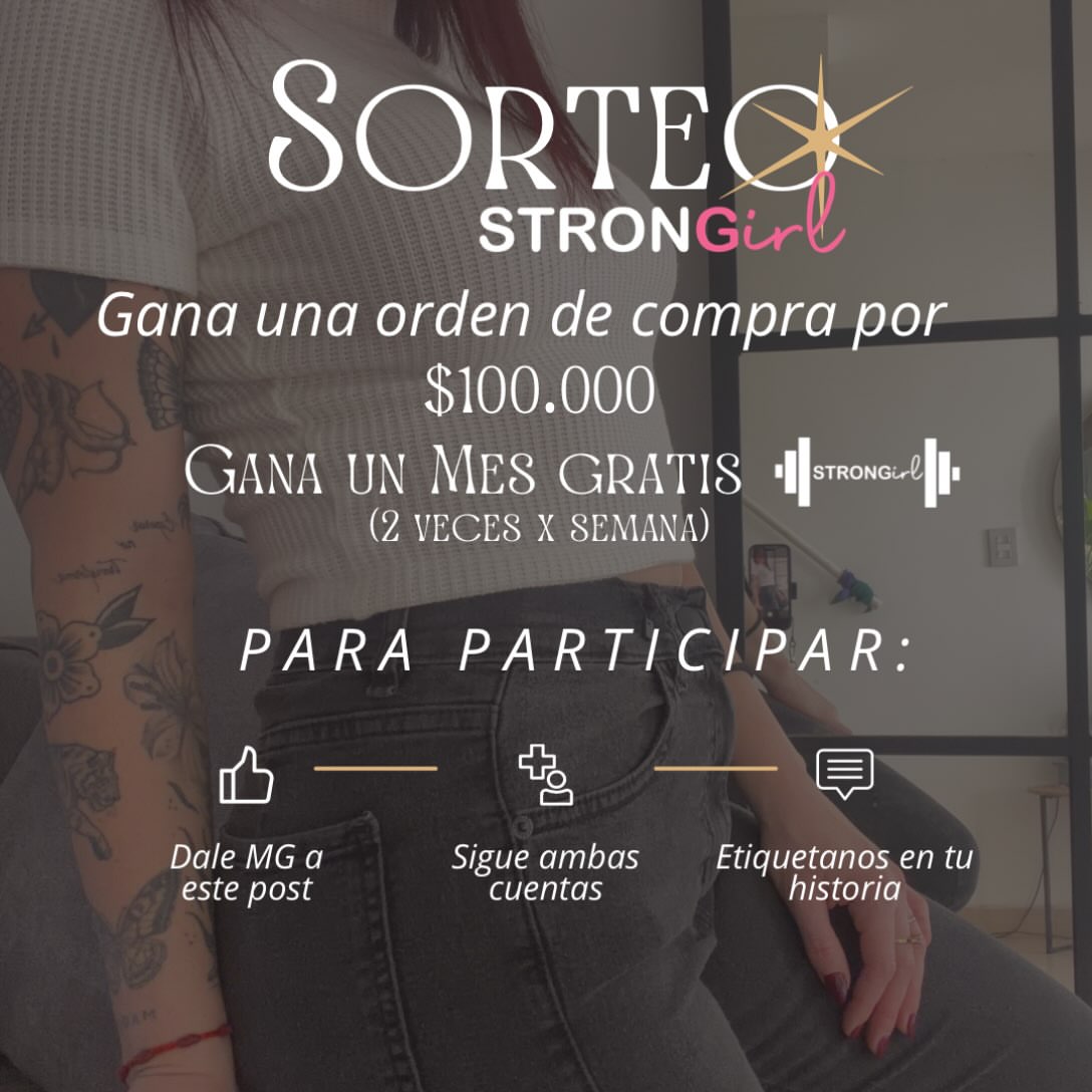 Imagen de 🍀🤞🏻Sorteo StronGirl 💘🌸
Se acerca un nuevo pr