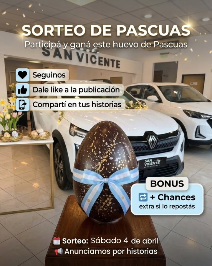 Imagen de 🐣 SORTEO DE PASCUAS 🎁
Participá y ganá este increí