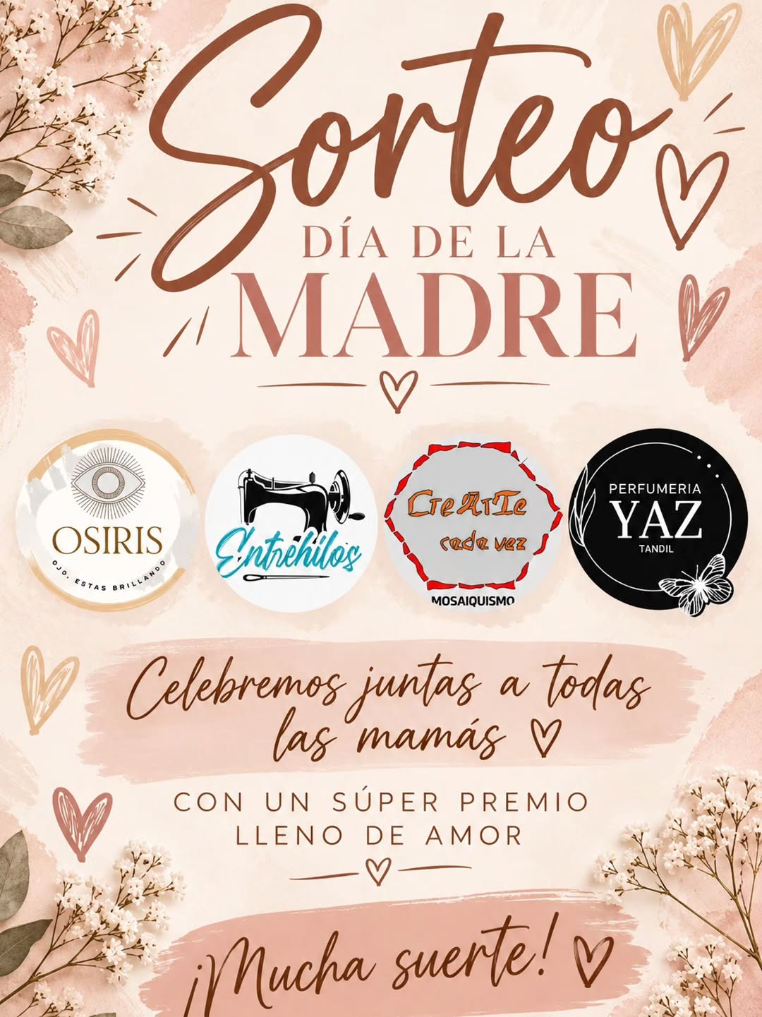 Imagen de 🌸 ¡SORTEO ESPECIAL DÍA DE LA MADRE! 🌸🎁
✨ ¡4 e