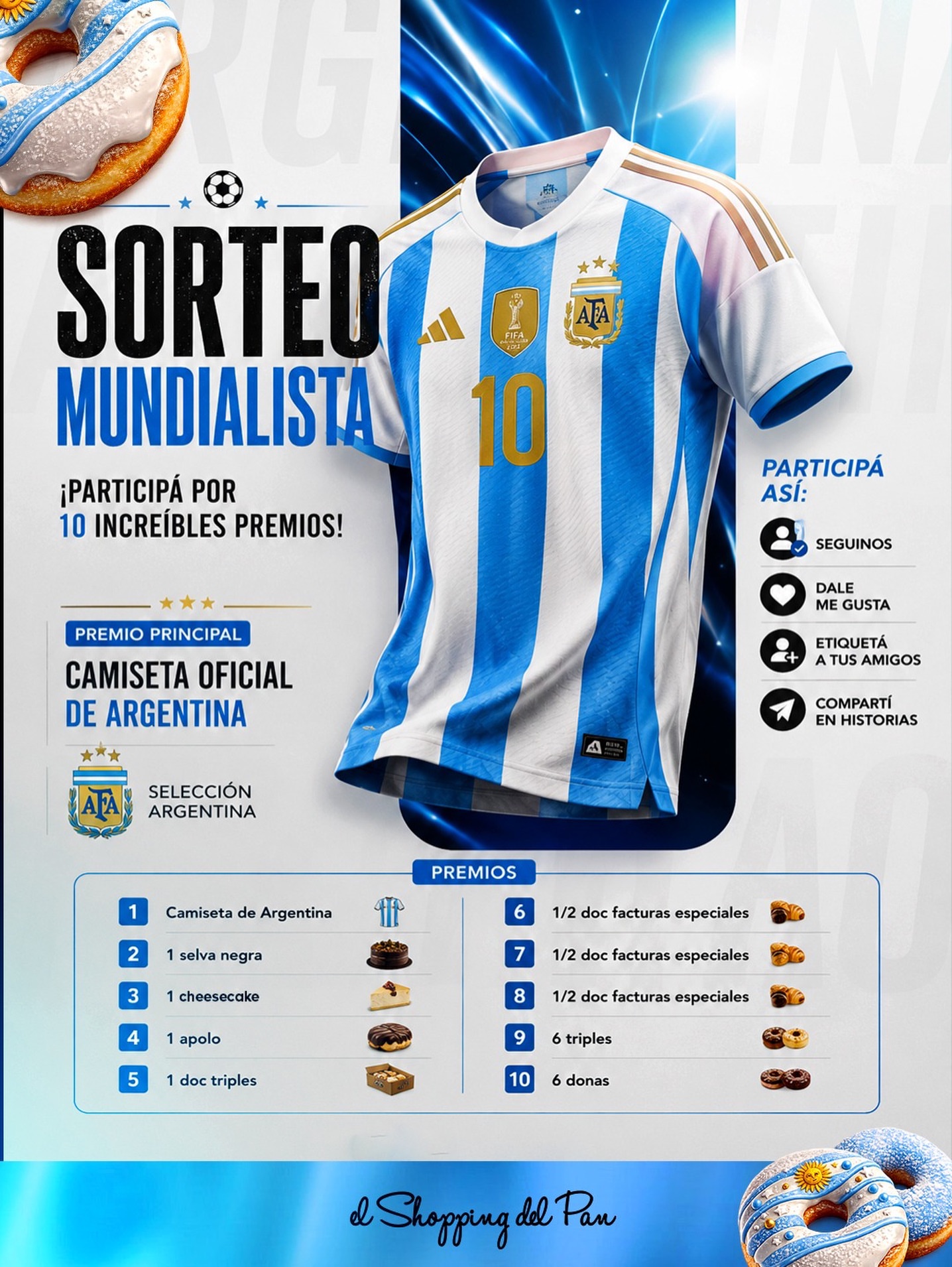 Imagen de 🇦🇷⚽ ¡LLEGÓ EL SORTEO MUNDIALISTA DEL SHOPPING DEL 