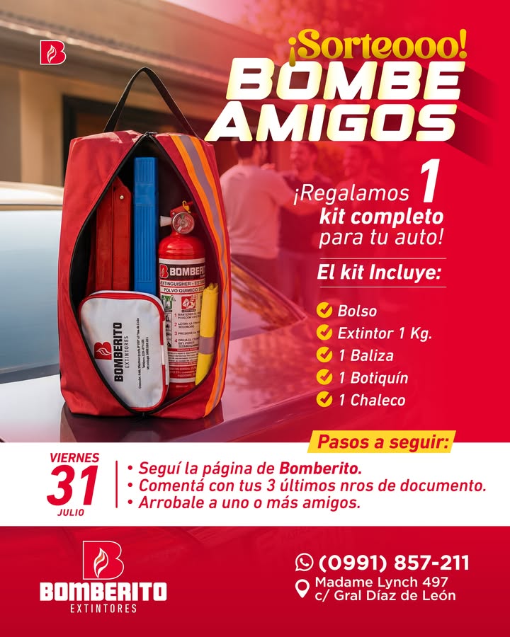 Imagen de 🎉 ¡SORTEO BOMBEAMIGOS! 🧯❤️
Porque la amistad tam
