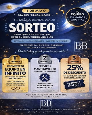 Imagen de 🚨 ¡SORTEO IMPERDIBLE! 🚨

¿Querés potenciar tu equip