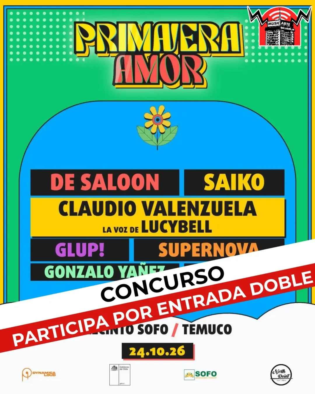Imagen de Concurso express de Musicarte ¡TE REGALAMOS UNA ENTRADA DOB