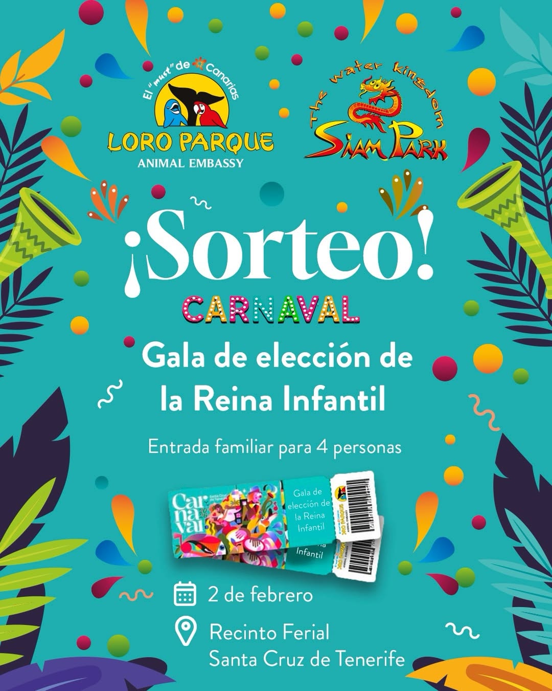 Imagen de 🎶 El Carnaval que ilusiona a los más peques 🎶
Siam