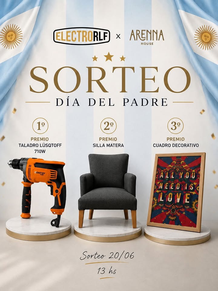 Imagen de 🎉 ¡SUPER SORTEO PARA PAPÁ! 🩵
Junto a @arenna.house