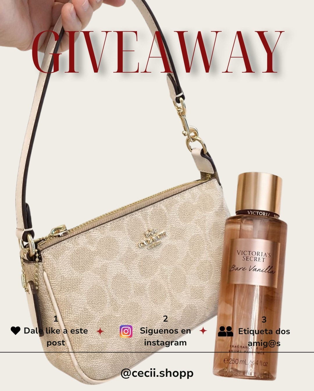Imagen de ✨ ¡Quiero consentirlas! ✨
Participa para ganar:

👜 B