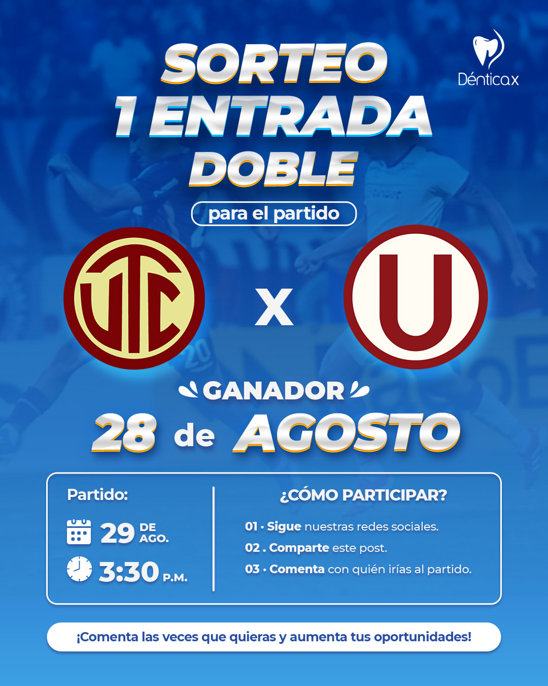 Imagen de ⚽🦷 ¡QUE TU PASIÓN POR EL FÚTBOL TAMBIÉN TE PREMIE!