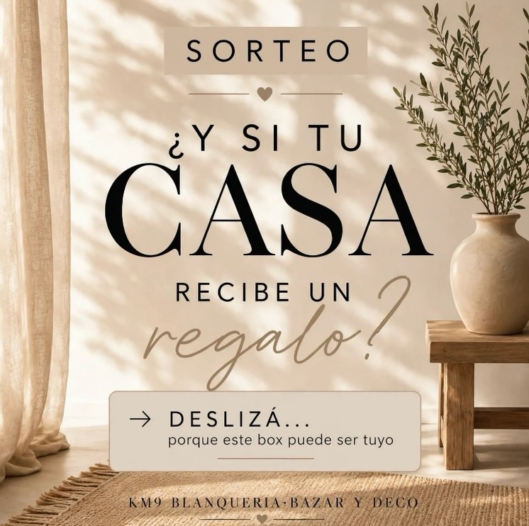 Imagen de ¡SORTEO HOME BOX KM9! ✨

Sorteo de bienvenida!!!
Queremos