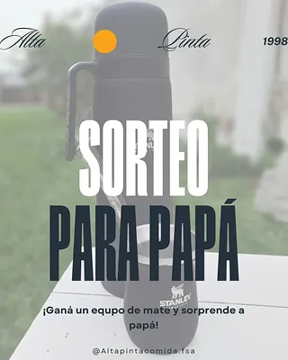 Imagen de ALTA PINTA
🎁 SORTEO EXPRESS DÍA DEL PADRE 🎁
¿Quer