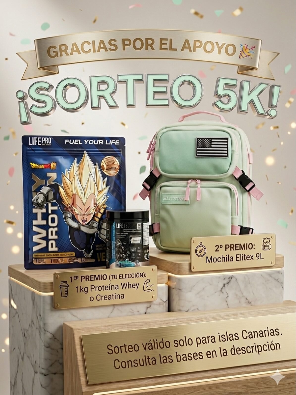 Imagen de ¡SORTEO 5K! 🎉 ☝🏼 CERRADO 🔒
Para celebrar que y