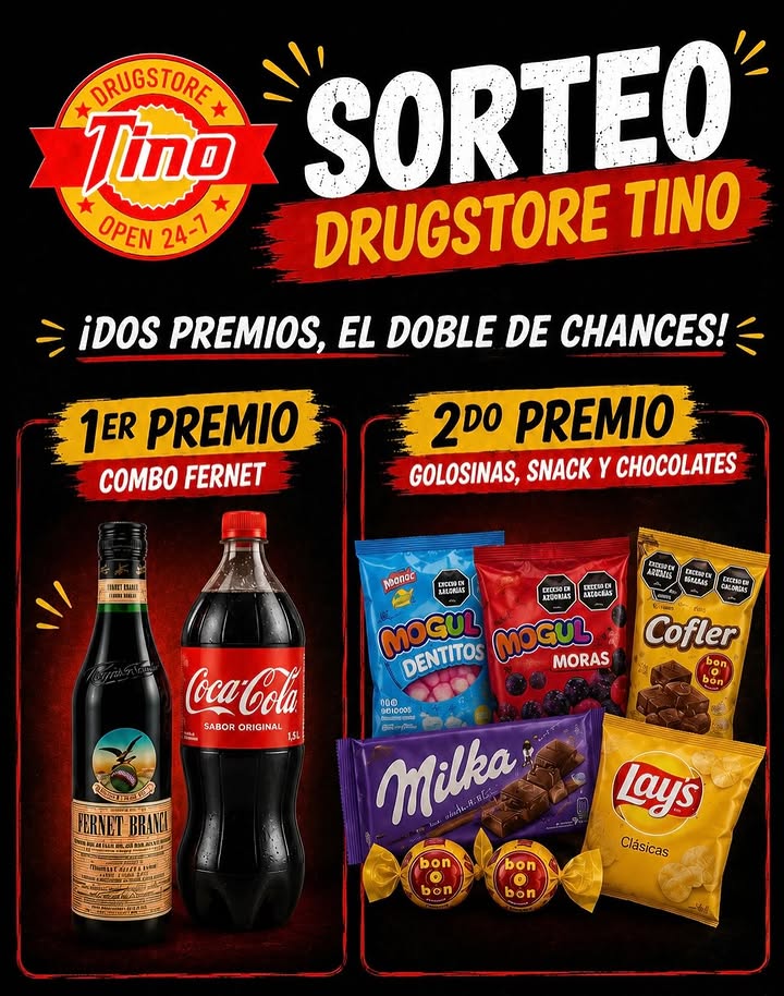 Imagen de TENEMOS SORTEEEEEO😱🤩🥳
1er premio: un combo de ferne