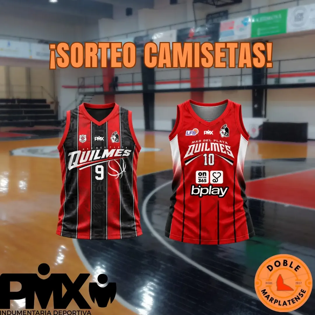 Imagen de 🏀 TE REGALAMOS LAS CAMISETAS DE QUILMES!
🎽 Podes gana