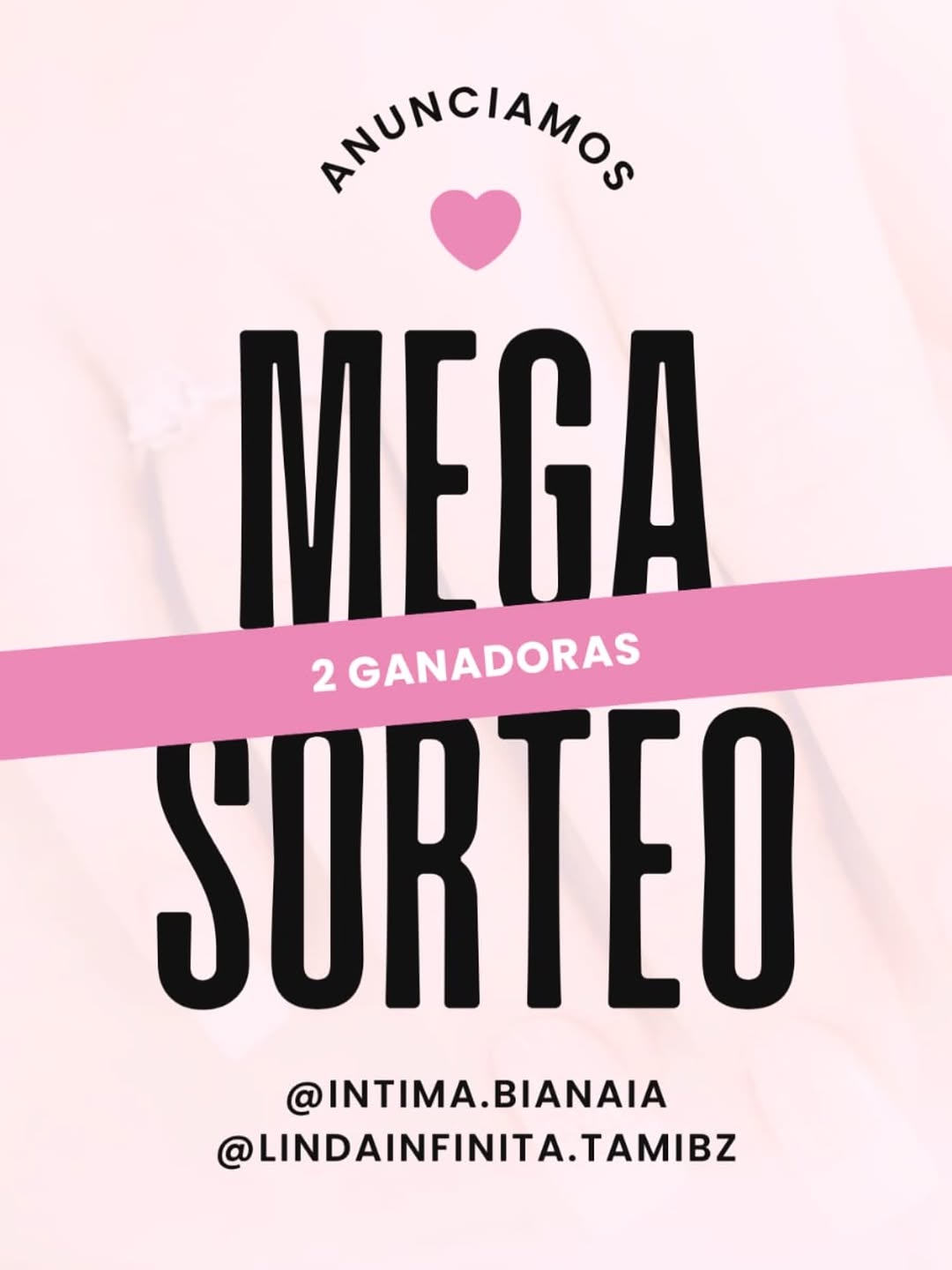 Imagen de ¡MEGA SORTEO! Por la primavera 🌻
2 ganadoras
1er premio: